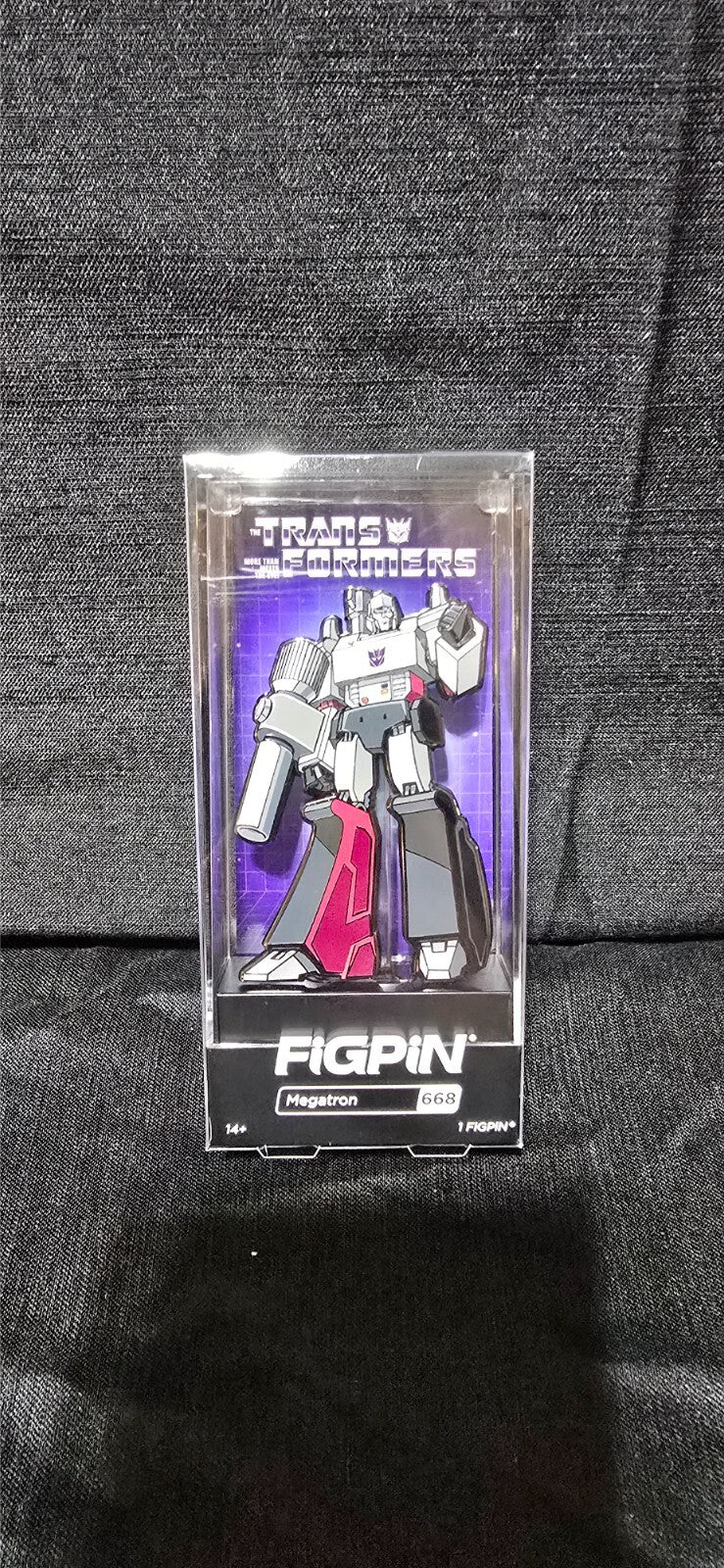 FiGPiN Megatron #668 Transformers Factory Sealed