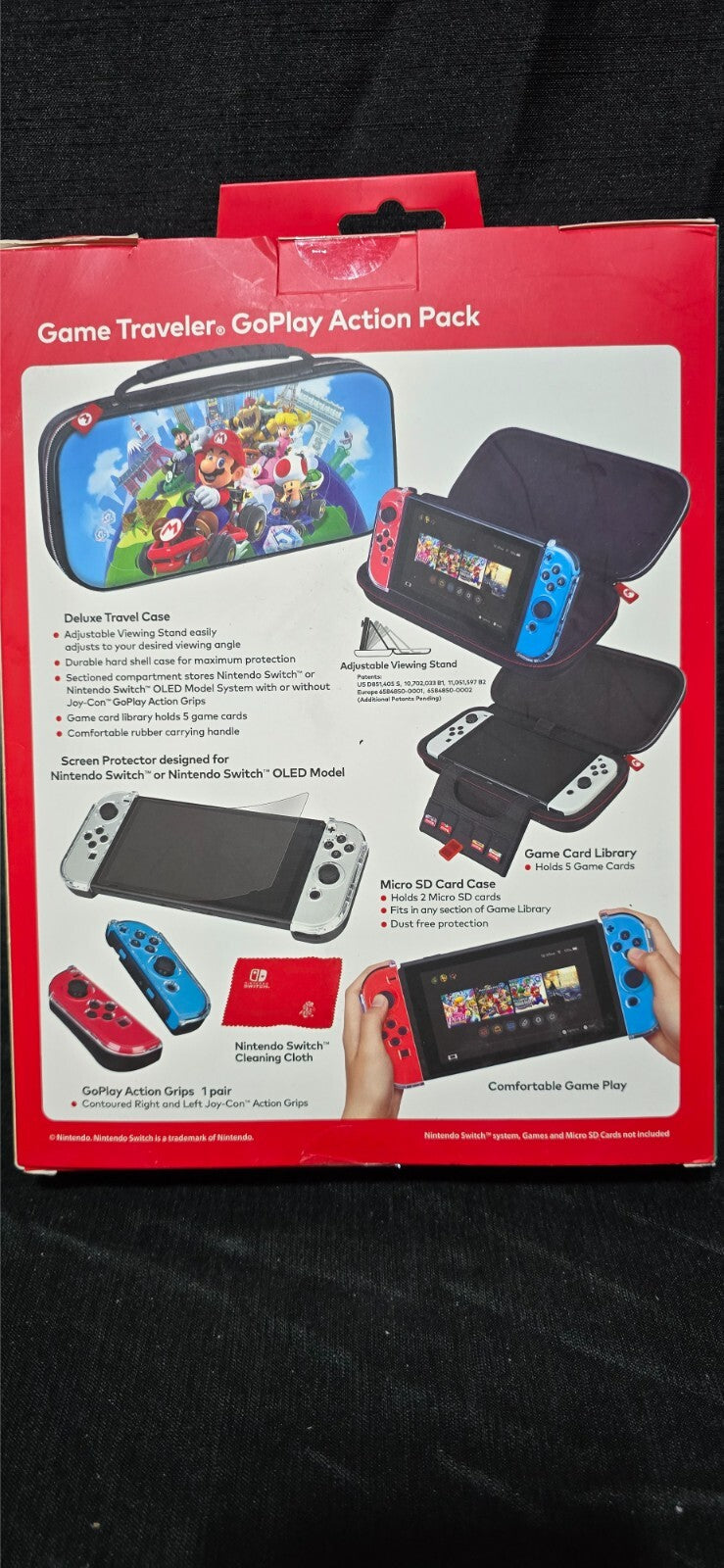 Nintendo Switch Game Traveler GoPlay Mario Kart Action Pack NEW