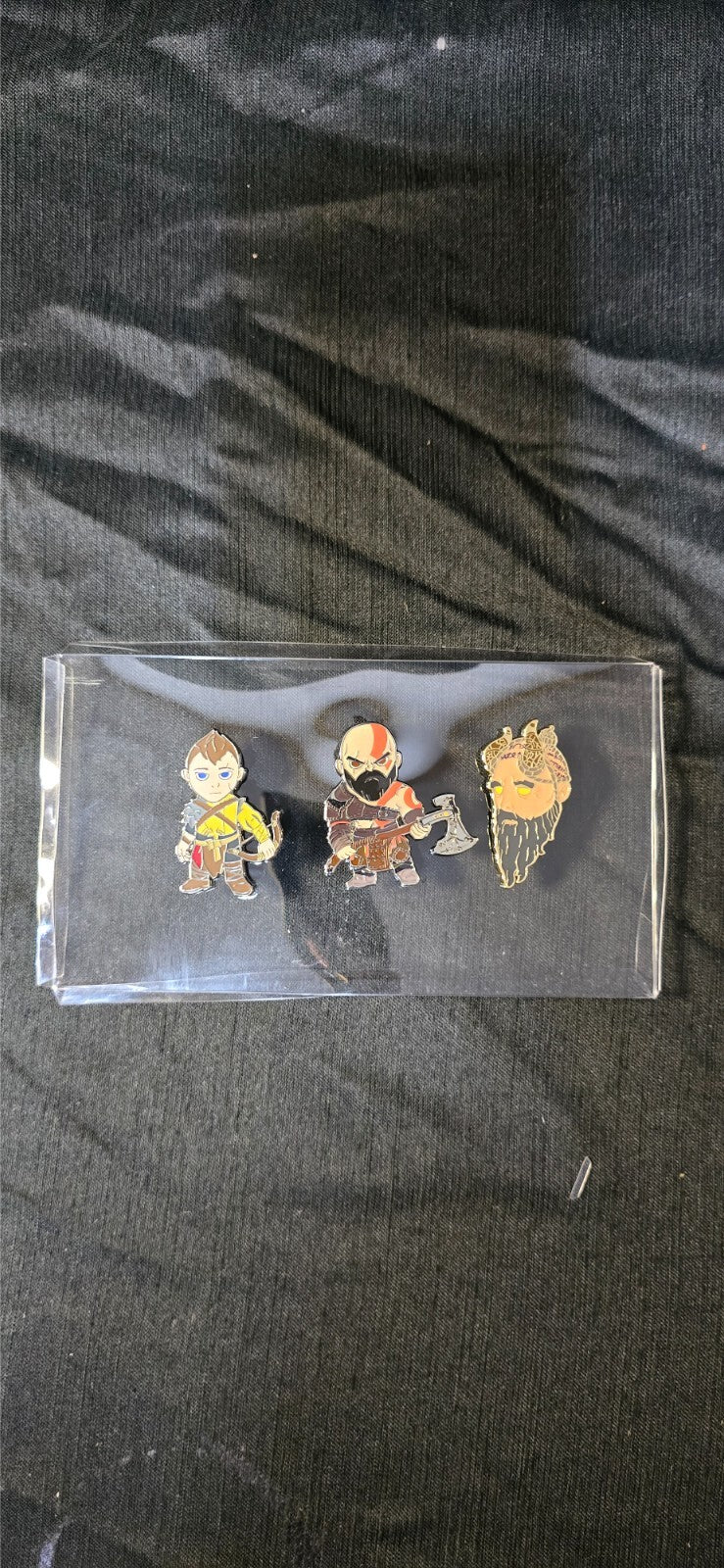 God Of War RAGNAROK Collectible Pin Set Sony Limited (3 Pk) 2024 Pin Club