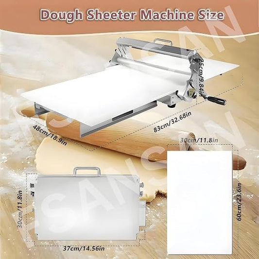 Commercial Dough Sheeter, Reversible Puff Pastry and Fondant Sheeter
