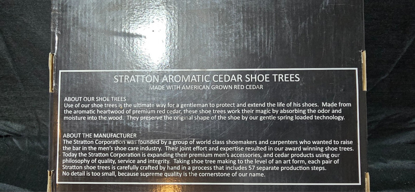 Stratton Cedar Wood Shoe Tree Shoe Sizes 9 - 10 4 Pack