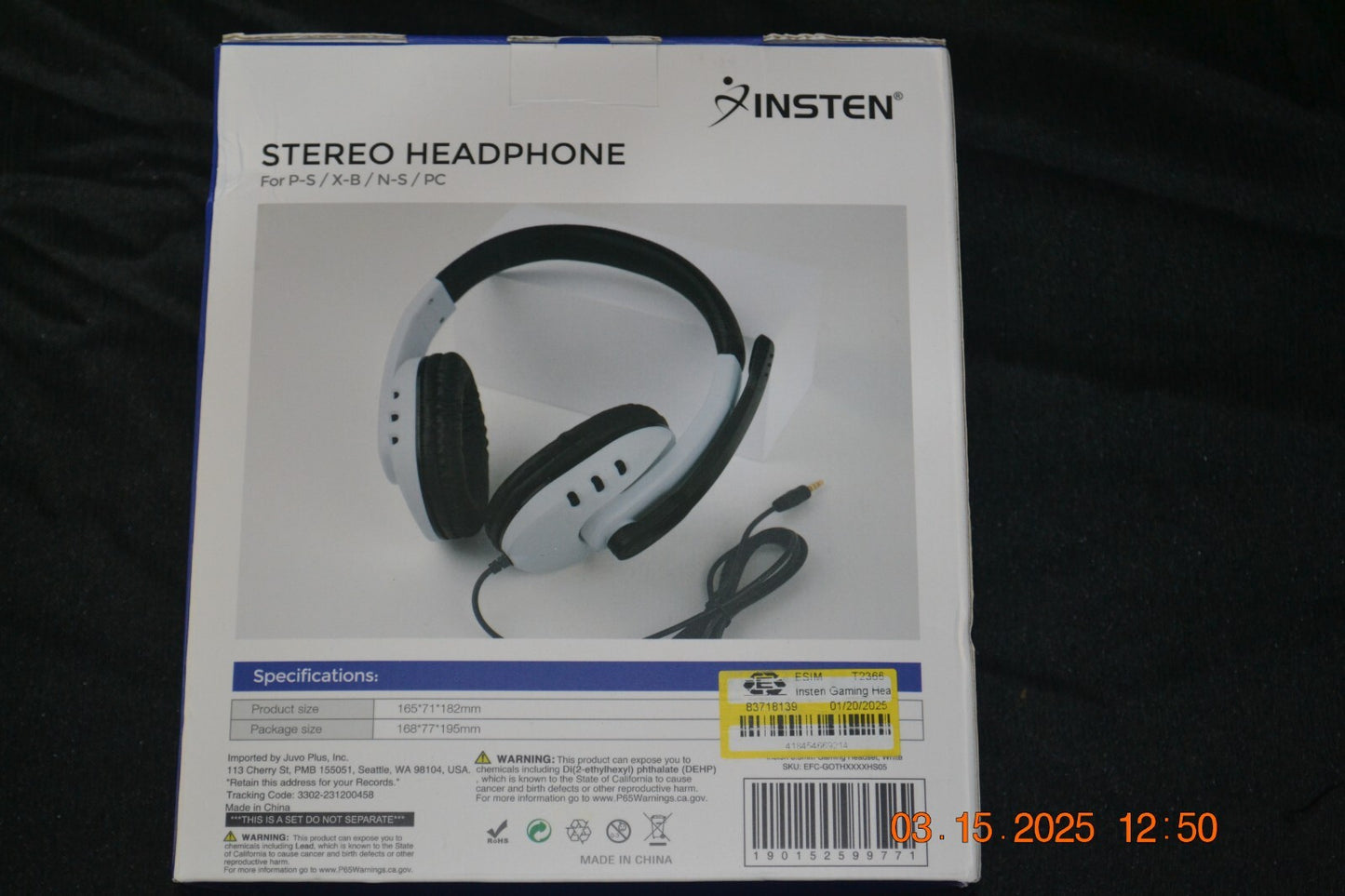 Gaming Headset with Mic for PS5 PS4 xBox Series X/S Switch PC, Wired 3.5mm White