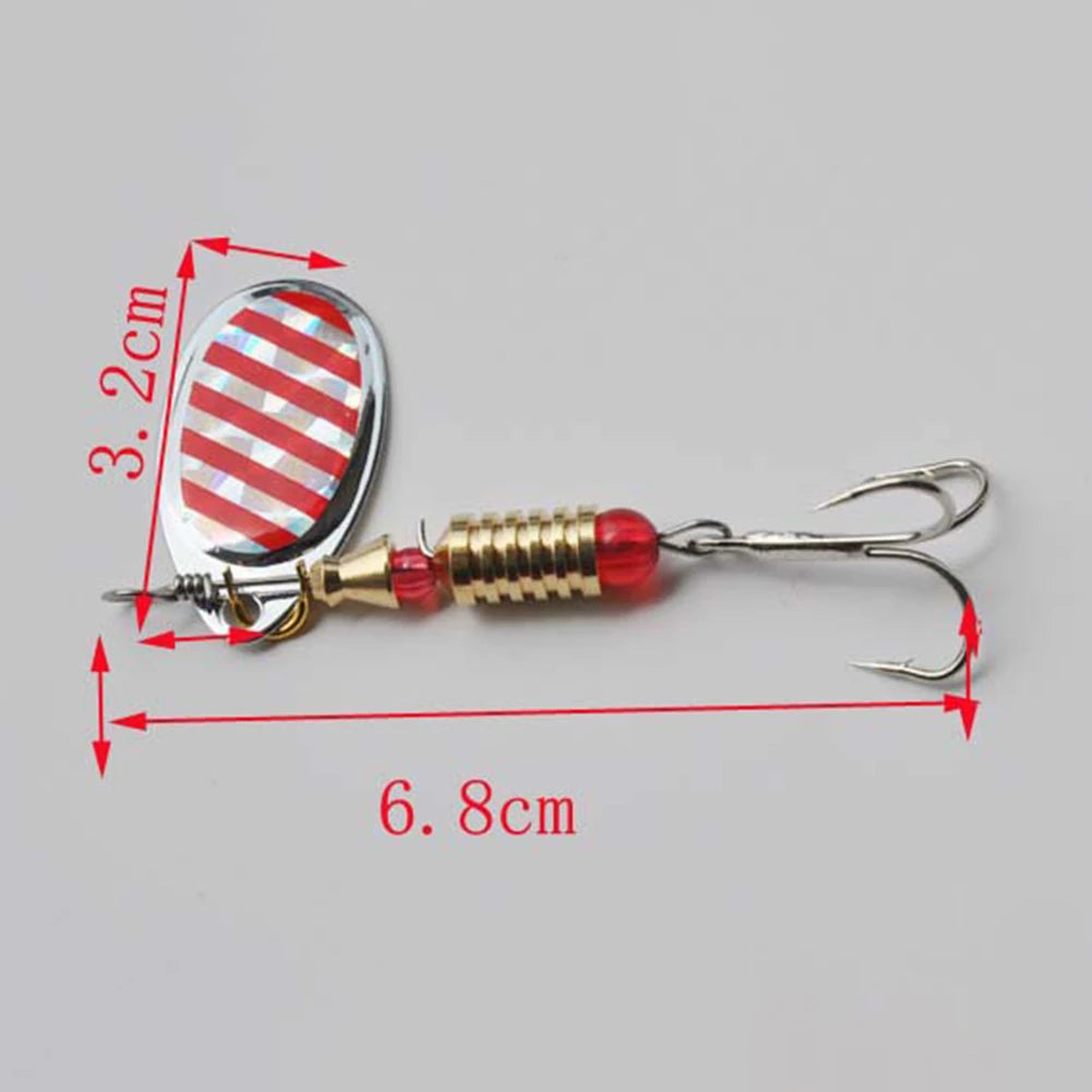 10Pcs/Box Metal Spoon Spinner Lures 3 to 7g Spoonbait Crankbaits Fishing Wobblers For Pike Crochet Set Bait For Trout Perch Pike
