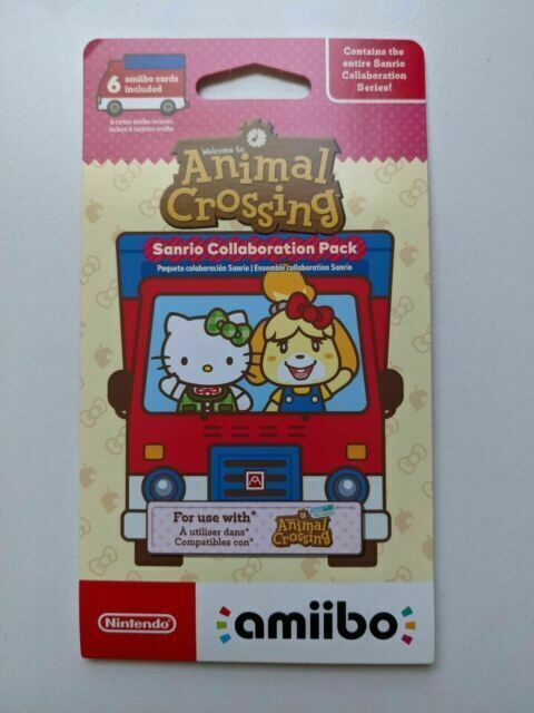 Nintendo amiibo Animal Crossing Sanrio Collaboration Pack - 6 Cards