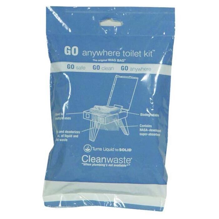 Cleanwaste The Original WAG BAG - 130 Bags ( GREAT VALUE ) !!!!