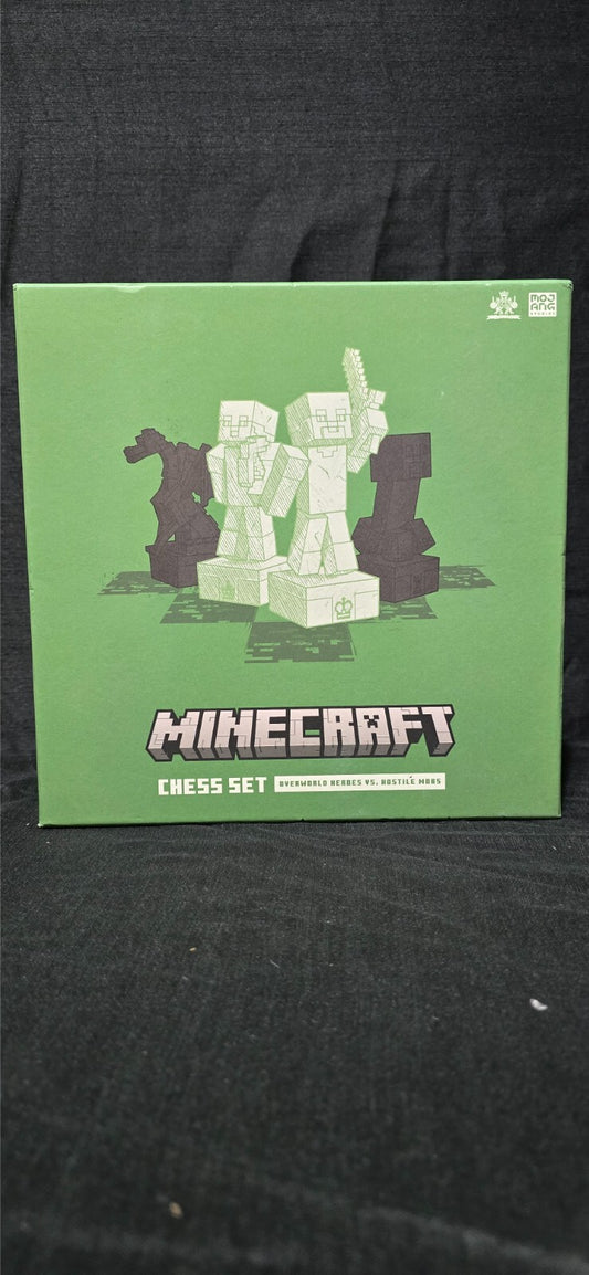MINECRAFT Overworld Heroes Vs Hostile Mobs Chess Set
