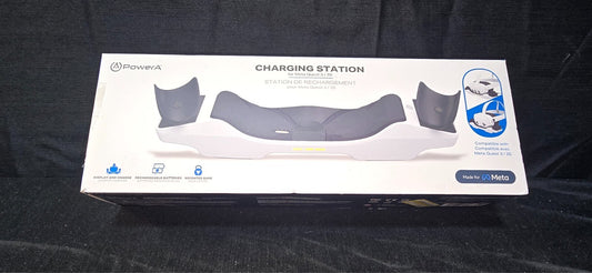 PowerA Charging Station Meta Quest 3 3S Rechargeable Battery LED Display Stand