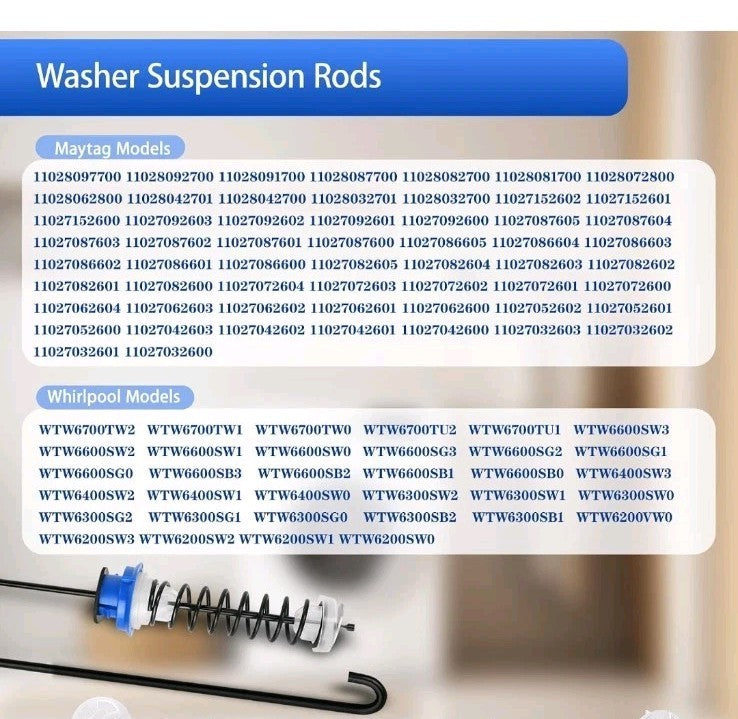 Kenmore Washer Suspension Rod Kit 11027042603