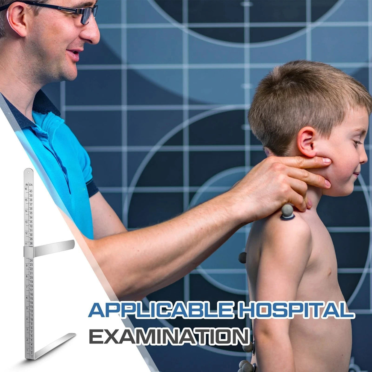 6 Inch/ 40 cm X-Ray Caliper Ruler Stainless Steel X-Ray Body Caliper