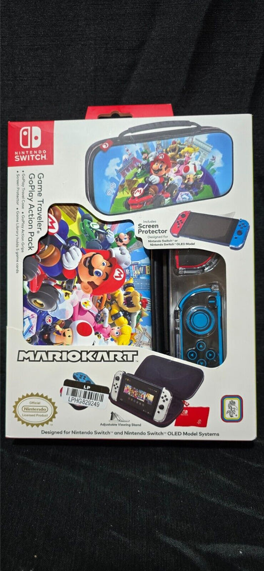 Nintendo Switch Game Traveler GoPlay Mario Kart Action Pack NEW