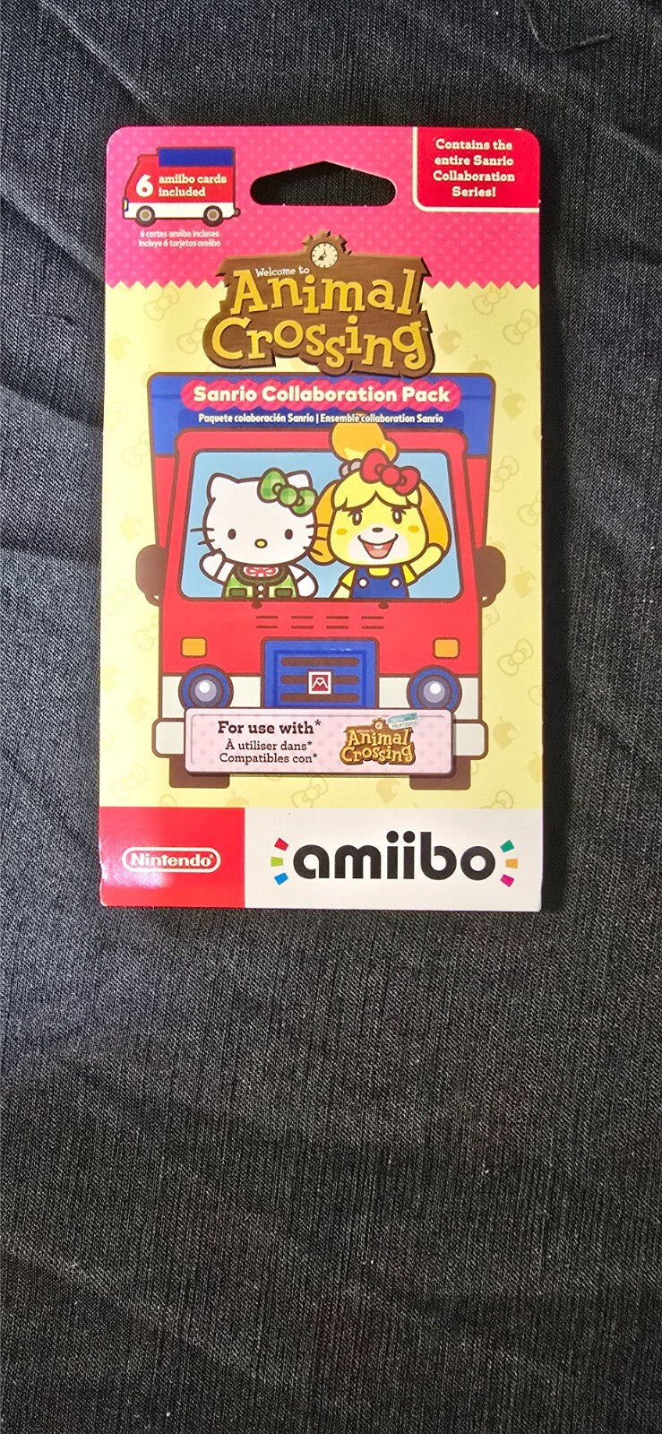 Nintendo amiibo Animal Crossing Sanrio Collaboration Pack - 6 Cards