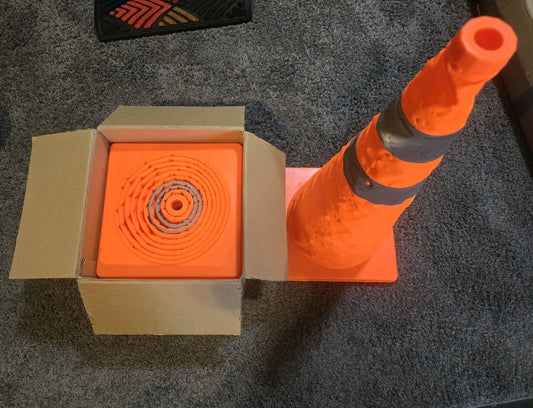 RoadHero 28 Inch 6 Pack Collapsible Traffic Safety Cones,Orange