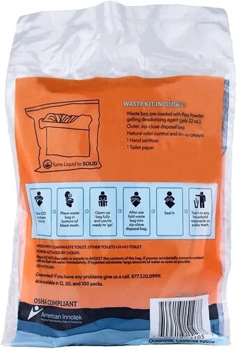 Cleanwaste The Original WAG BAG - 130 Bags  ( GREAT VALUE ) !!!!