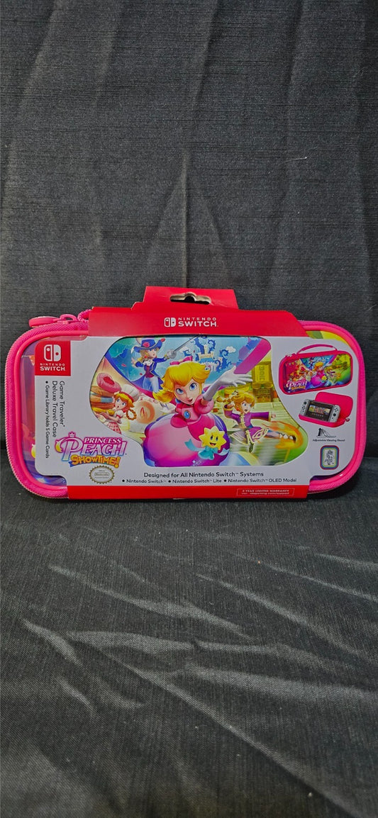 Game Traveler Deluxe Travel Case for Nintendo Switch Princess Peach Showtime New