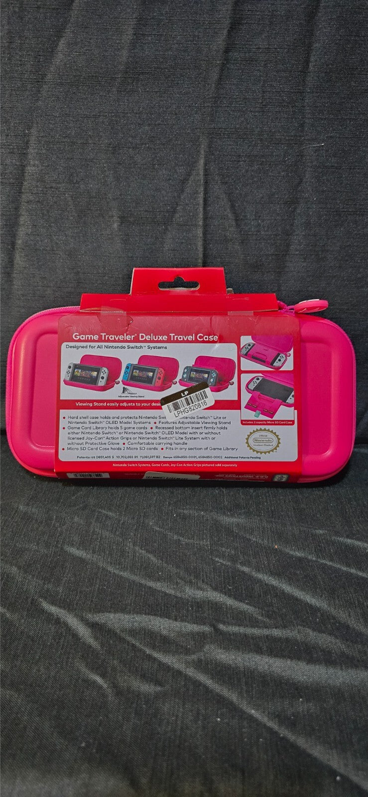Game Traveler Deluxe Travel Case for Nintendo Switch Princess Peach Showtime New