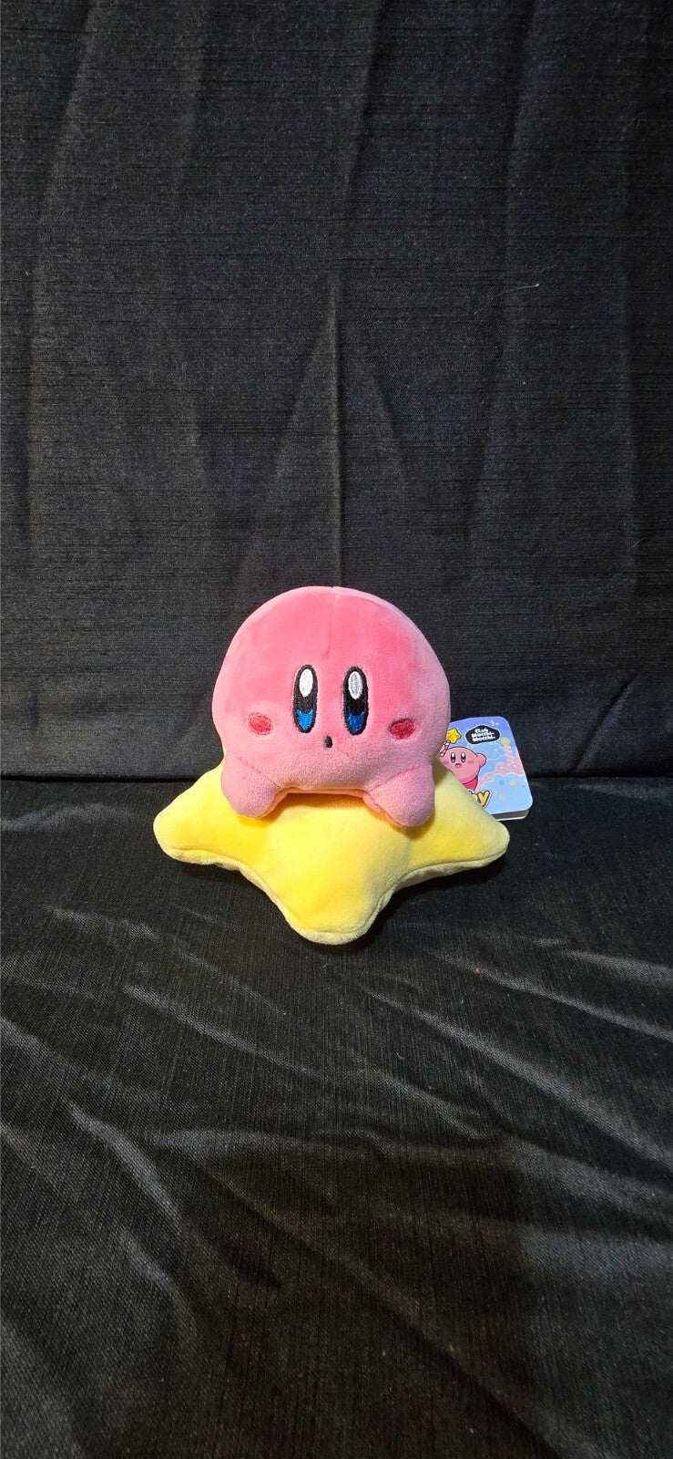 Tomy Nintendo Club Mocchi Mocchi Warpstar Kirby Junior Stuffed 6" Soft Plush Toy