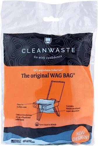 Cleanwaste The Original WAG BAG - 130 Bags  ( GREAT VALUE ) !!!!