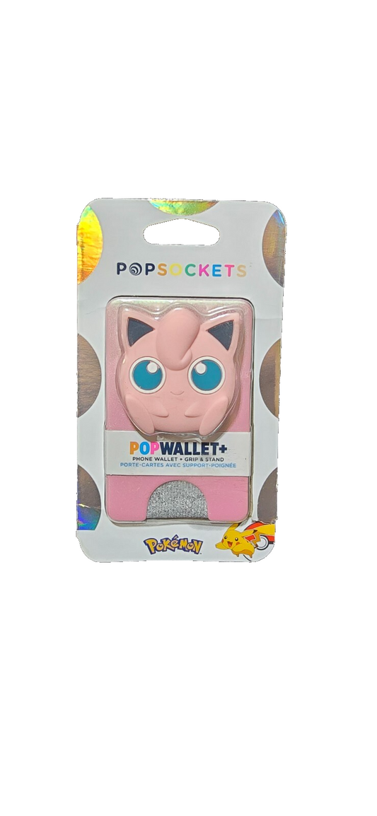 NEW PopSocket Pokemon PopWallet & Cell Phone Grip - Jigglypuff