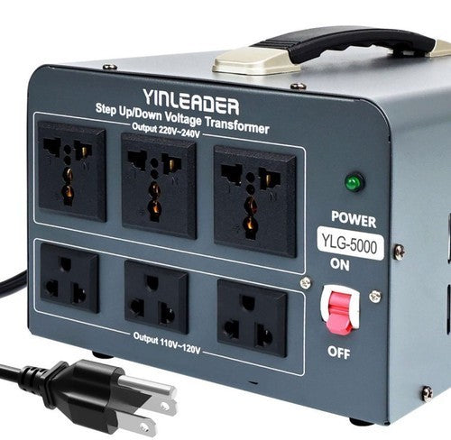 Yinleader 5000 Step Up/Down Transformer Converter 110/120Volt-220/240Volt