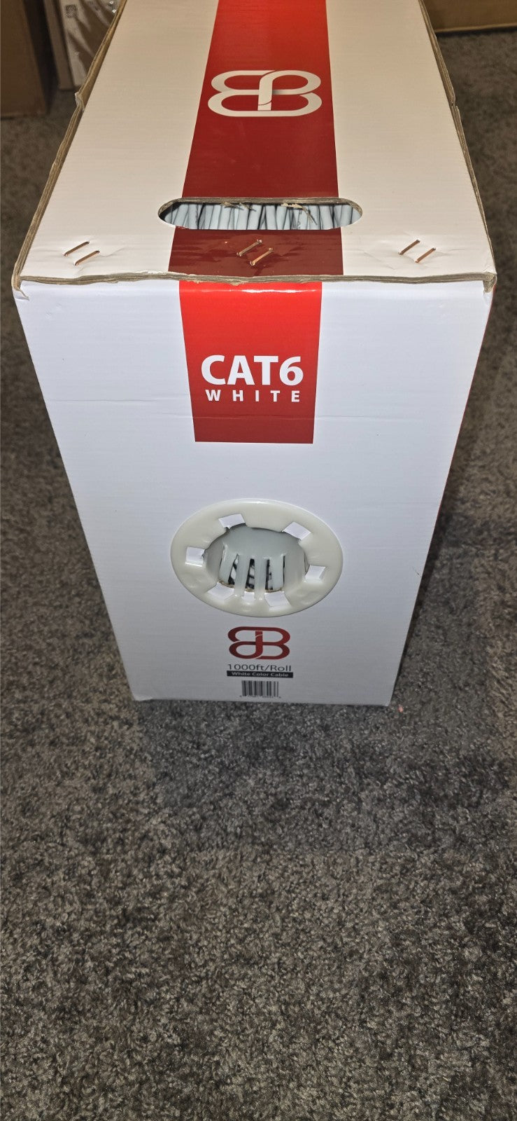 Dripstone CAT6 1000ft UTP Solid Cable 23AWG LAN Network Ethernet RJ45 Wire -...