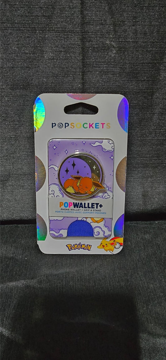 PopSockets Popwallet+ Nintendo Pokèmon Eevee CC ID Pop Socket Pop Wallet Plus