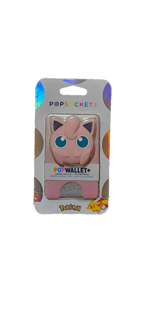 NEW PopSocket Pokemon PopWallet & Cell Phone Grip - Jigglypuff
