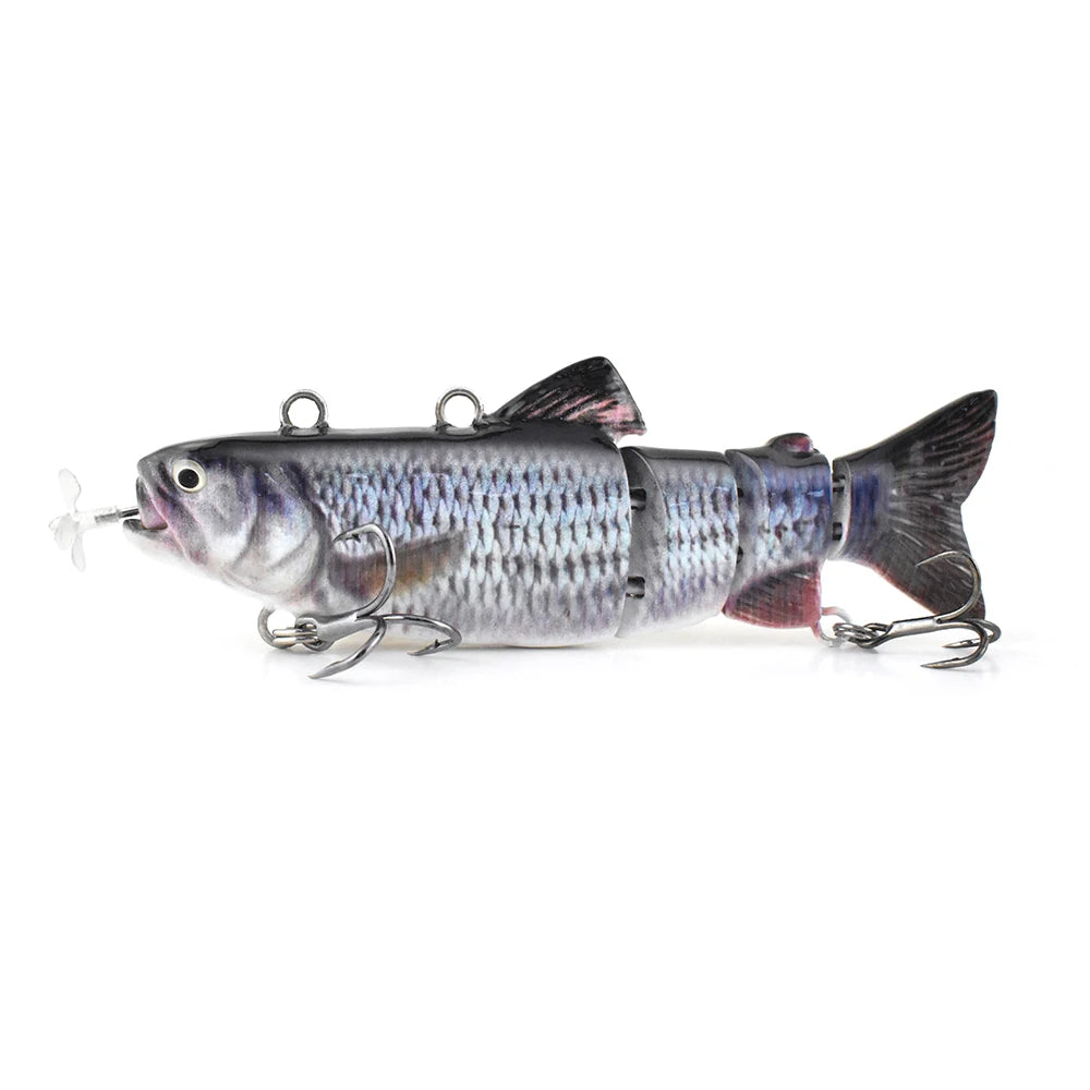Robotic Self-swimming Propeller-driver Bait Electronic LED Rechargeable Fish Lure