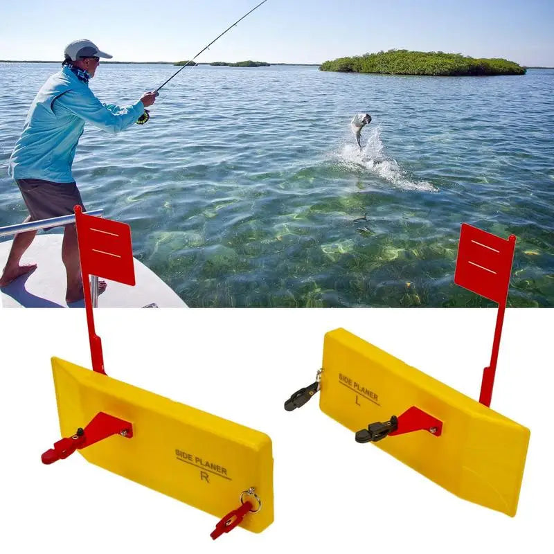Boat Fishing Side Planer EVA Foam Inset Planer Board Trolling Board Planer Fishing Tools For Fishing Trolling Diving Board