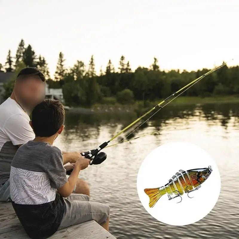 4PCS Robotic Swimming Lures Auto Electric Fishing Bait Kit Creative Fishing Accessory For All Kinds Of Fishing Waters