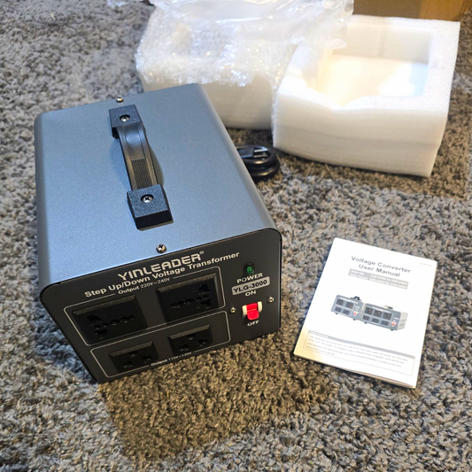 Yinleader YLG-3000 Step Up/Down Voltage Transformer 110/120V-220/240V 3000w